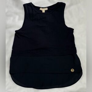 Michael Kors Black Layered Tank Top Women’s Small EUC